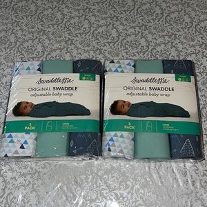 2 PACKS OF SWADDLEME stage 1 swaddles